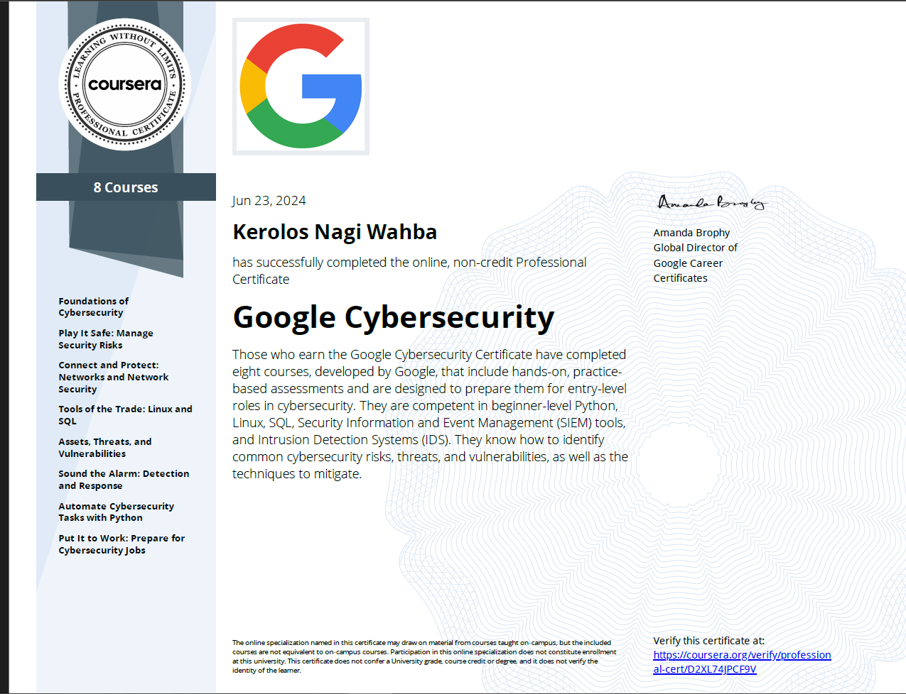 Google Cybersecurity
